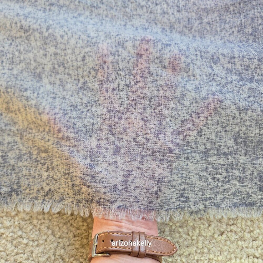 NWOT Subtle Luxury Tissue Weight Cashmere Wrap Scarf Aspen Ombre - Picture 4 of 12